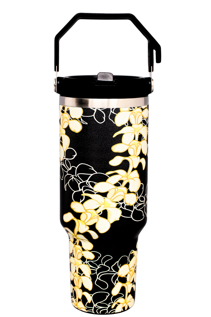 Jeans Warehouse Hawaii - MISC ACCESSORY - PLUMERIA TUMBLER | By GREENWELL PROMOTIONS LTD