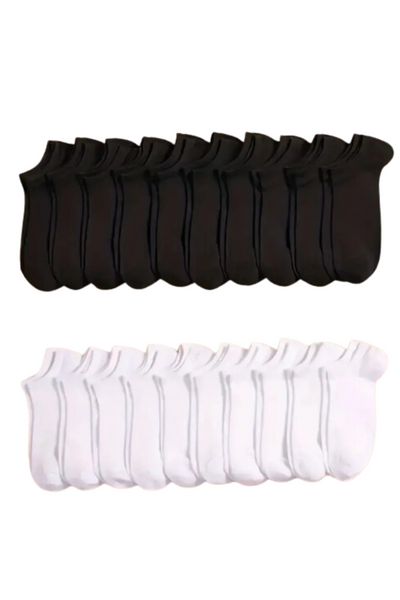 Jeans Warehouse Hawaii - SOCKS - 10 PACK MIXED LOW CUT SOCKS | By ORLY SHOE CORP