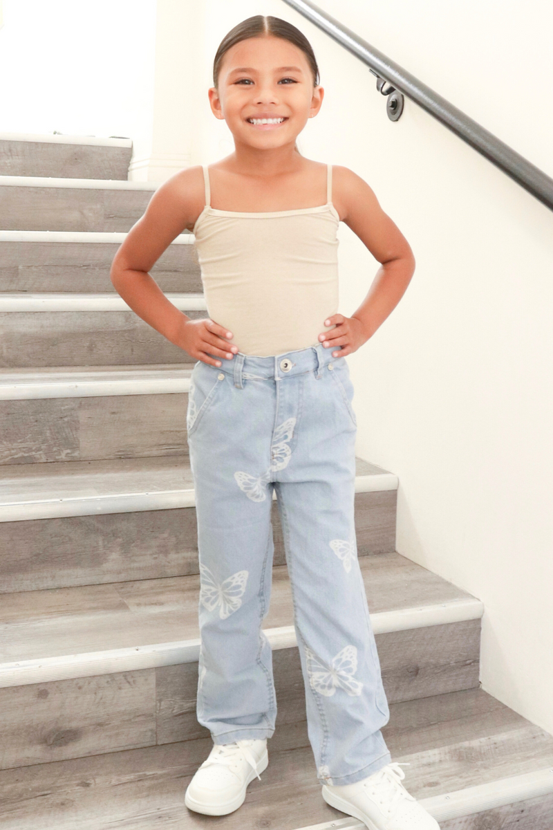 Jeans Warehouse Hawaii - DENIM 2T-4T - BUTTERFLY FLY AWAY JEANS | KIDS SIZE 2T-4T | By LORENCY & CO