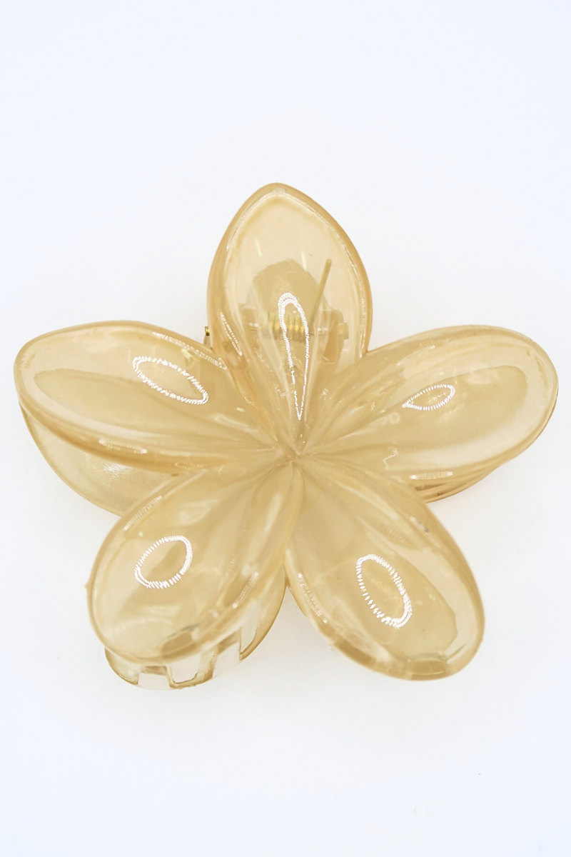 Jeans Warehouse Hawaii - CLAW CLIPS - NUDE PLUMERIA CLAW CLIP | By GREENWELL PROMOTIONS LTD