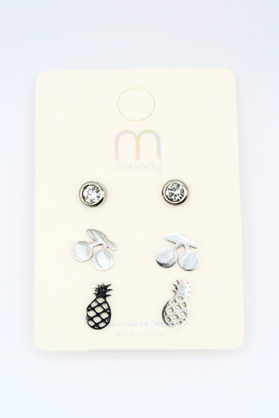 Jeans Warehouse Hawaii - MULTI ON CARD - SWEET TREATS EARRING SET | By ODIN FASHION CORP