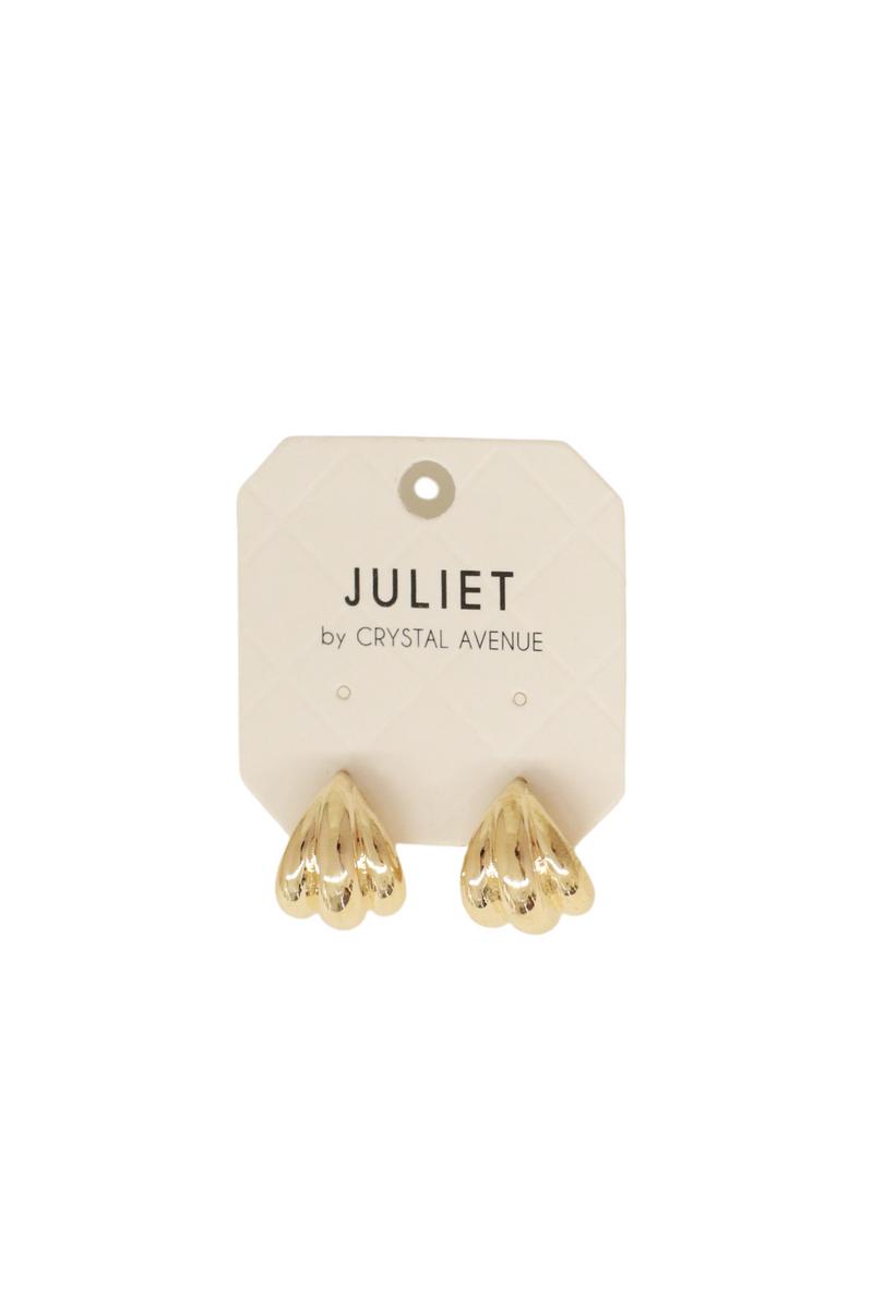 Pleated Earrings 