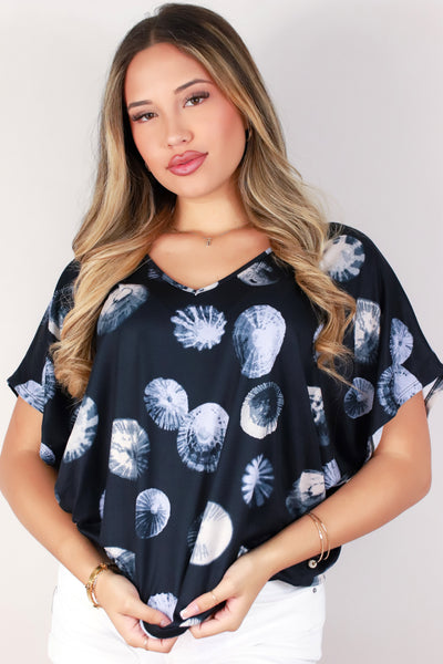 Jeans Warehouse Hawaii - SS PRINT - OPIHI DOLMAN TOP | By LUZ