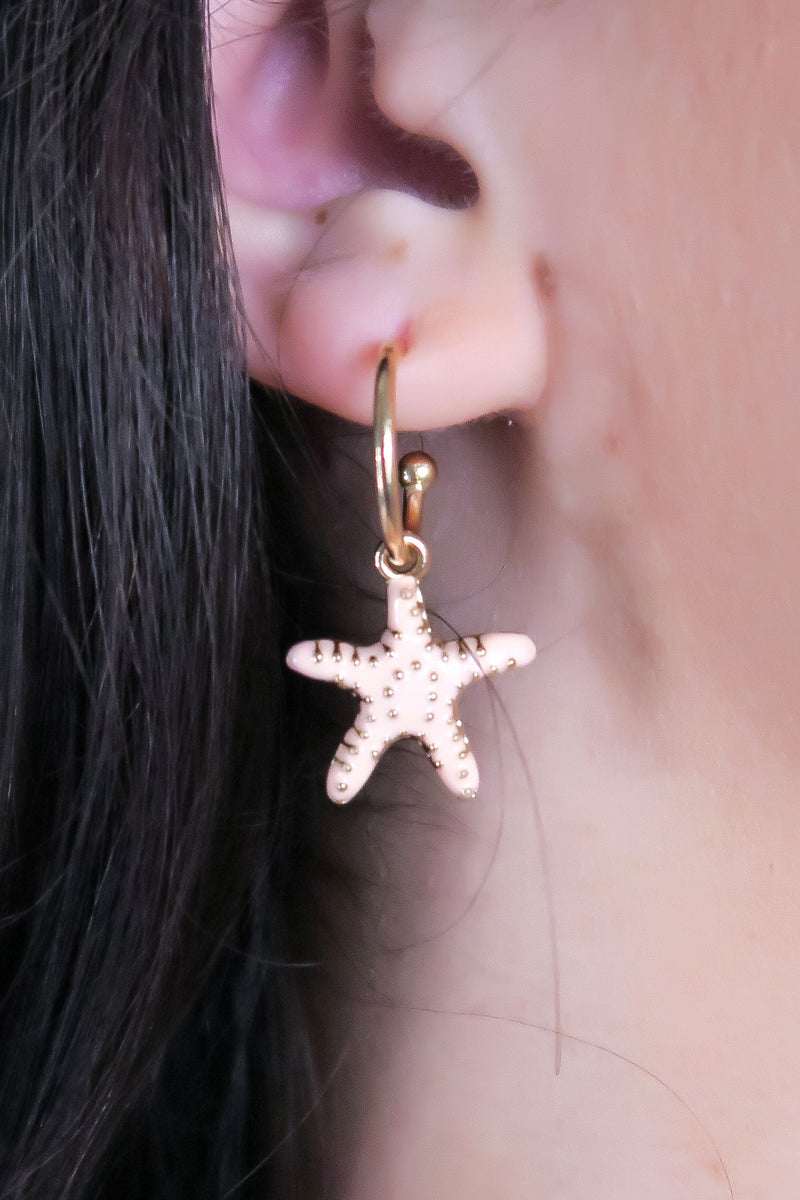 Jeans Warehouse Hawaii - DANGLE - STARFISH EARRING | By ODIN FASHION CORP