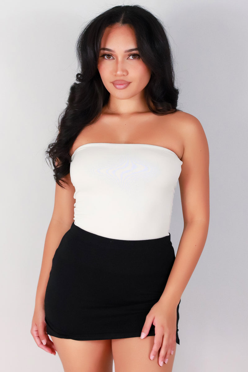 Jeans Warehouse Hawaii - SL CASUAL SOLID - DOUBLE DUTY TUBE TOP | By MEEK DBA LAC BLEU