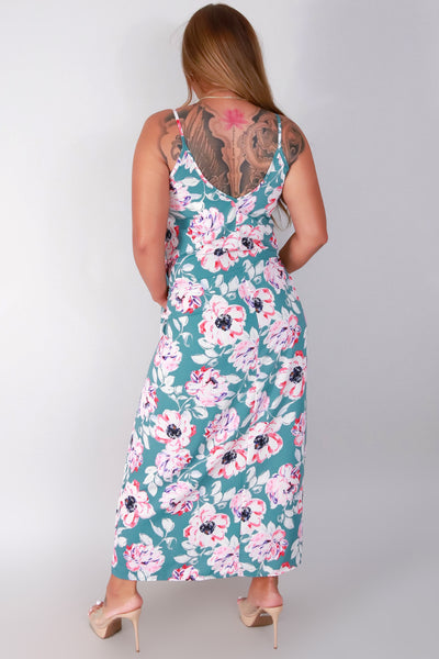 Jeans Warehouse Hawaii - PRINT LONG DRESSES - SLEEVELESS PEONY MAXI DRESS | By TYCHE