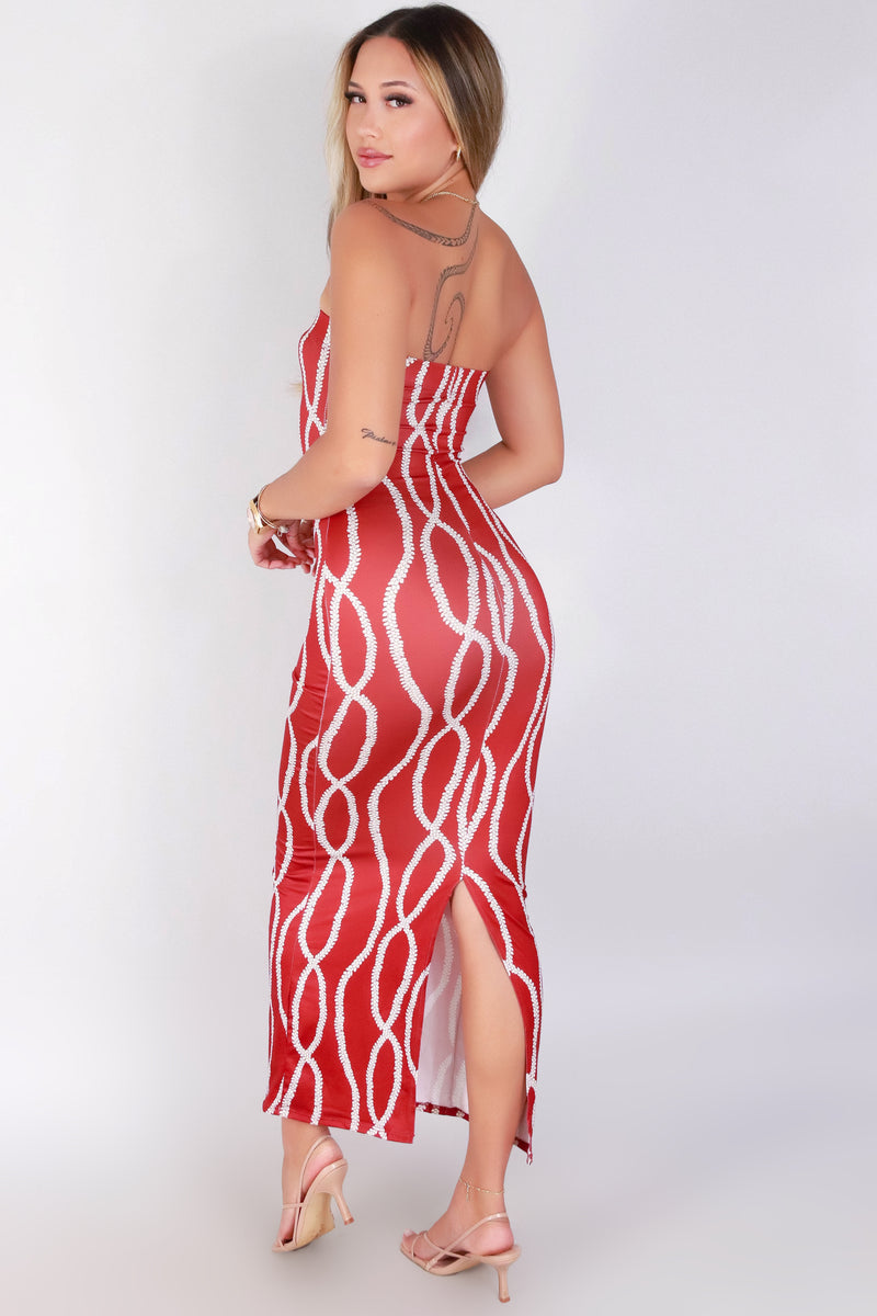 Jeans Warehouse Hawaii - TUBE LONG PRINT DRESSES - LEI MOMI TUBE DRESS | By LUZ