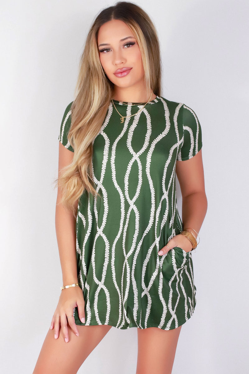 Jeans Warehouse Hawaii - SLEEVE SHORT PRINT DRESSES - LEI MOMI DRESS | By LUZ