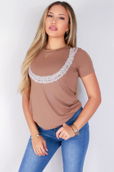 Jeans Warehouse Hawaii - S/S SCREEN - PIKAKE LEI TOP | By LUZ