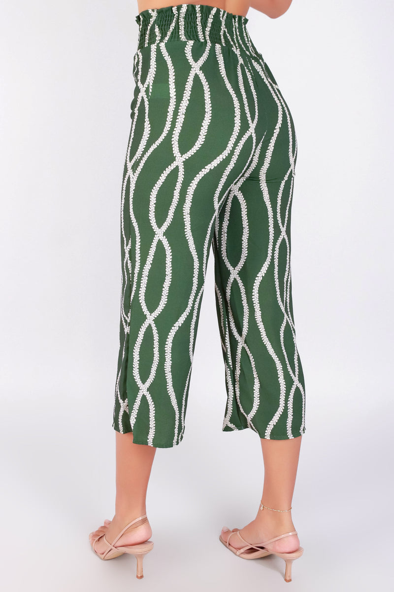 Jeans Warehouse Hawaii - PRINT WOVEN CAPRI&