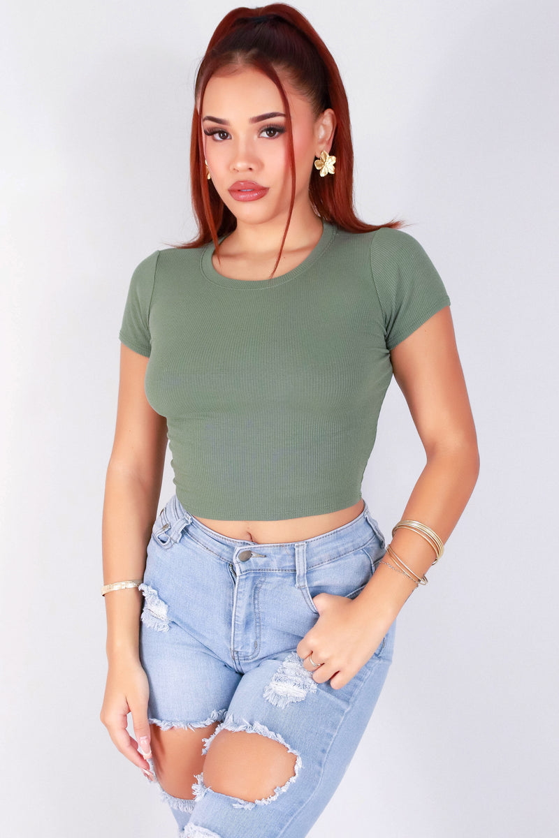 Jeans Warehouse Hawaii - S/S SOLID BASIC - IMAGINE THAT TOP | By POPULAR 21