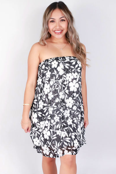 Jeans Warehouse Hawaii - PRINT SHORT DRESSES - DAISY TUBE DRESS | By TYCHE