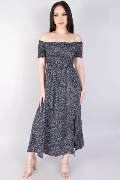 Jeans Warehouse Hawaii - SLEEVE LONG PRINT DRESSES - VERY CUTESY DRESS | By PAPERMOON/ B_ENVIED