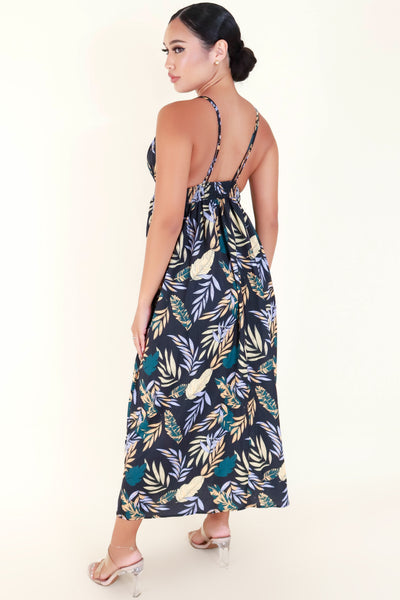 Jeans Warehouse Hawaii - S/L LONG PRINT DRESSES - NICE DAY DRESS | By PAPERMOON/ B_ENVIED