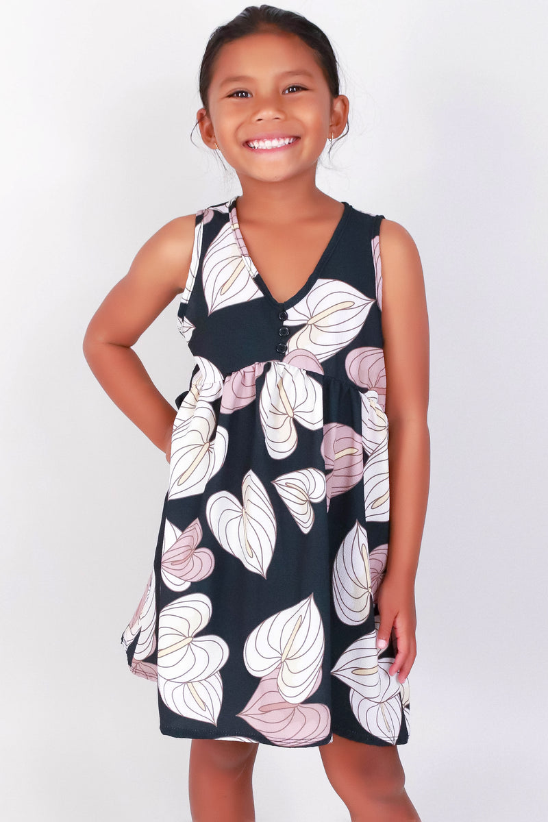 Jeans Warehouse Hawaii - DRESSES 2T-4T - ANTHURIUM DRESS | KIDS SIZE 2T-4T | By LUZ