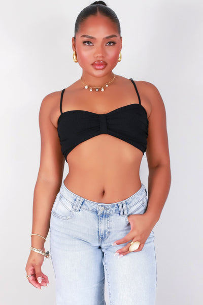 Jeans Warehouse Hawaii - TANK SOLID WOVEN DRESSY TOPS - FIND ME CROP TOP | By TIMING