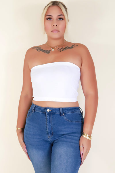 Jeans Warehouse Hawaii - PLUS BASIC BANDEAU TOPS - WON'T BE HERE LONG BANDEAU | By TRINITY TRIBE