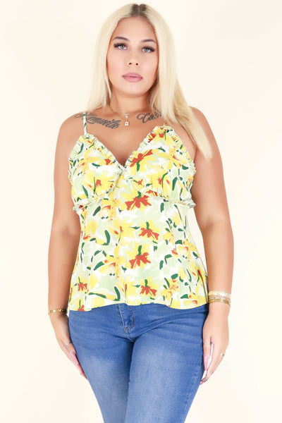 Jeans Warehouse Hawaii - PLUS S/L PRINT WOVEN TOPS - COME CLEAN TOP | By TASHA