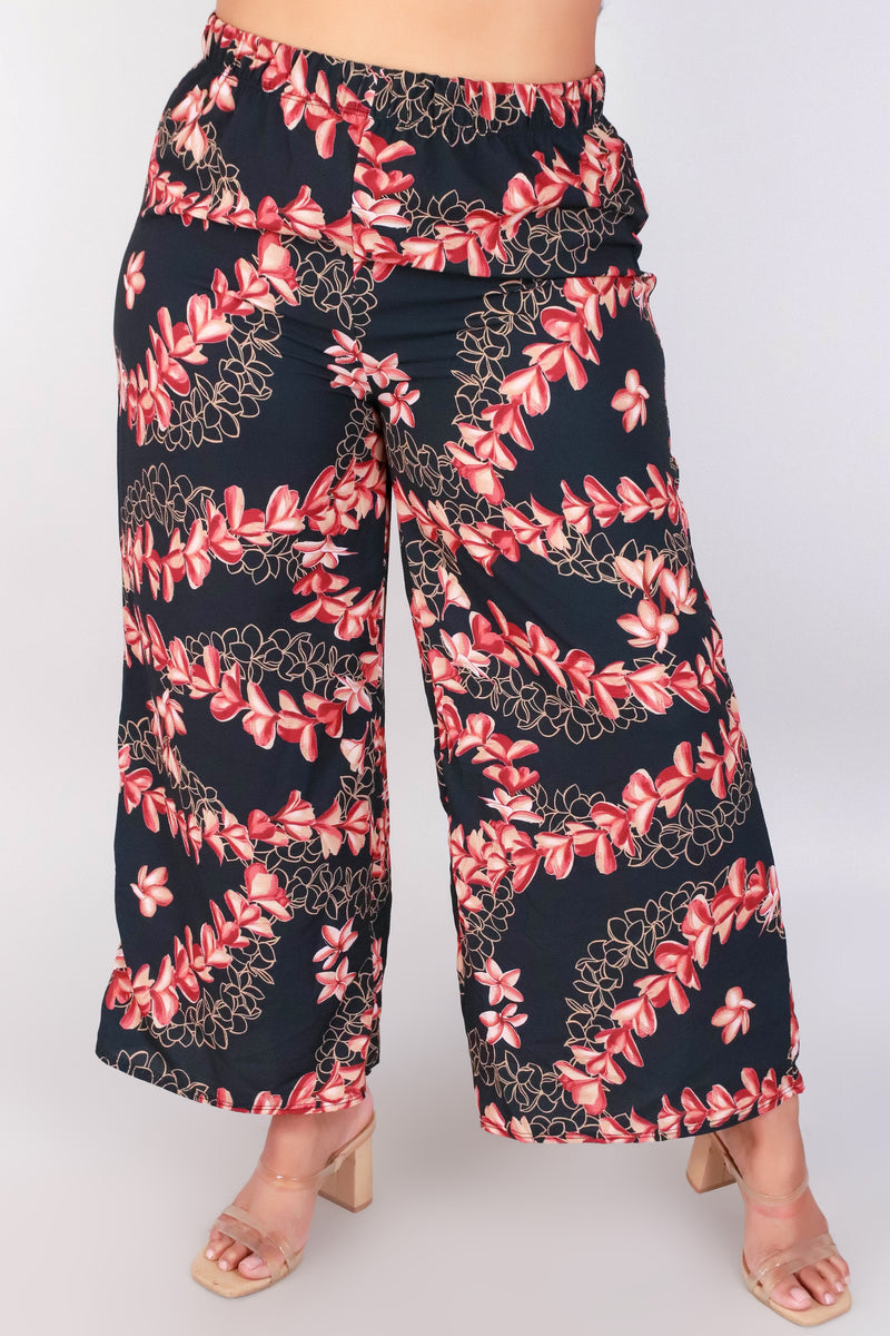 Jeans Warehouse Hawaii - PLUS PRINT WOVEN CAPRI&