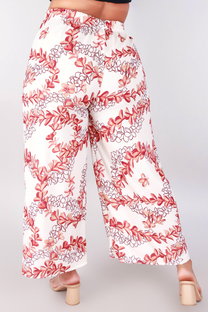 Jeans Warehouse Hawaii - PLUS PRINT WOVEN CAPRI&