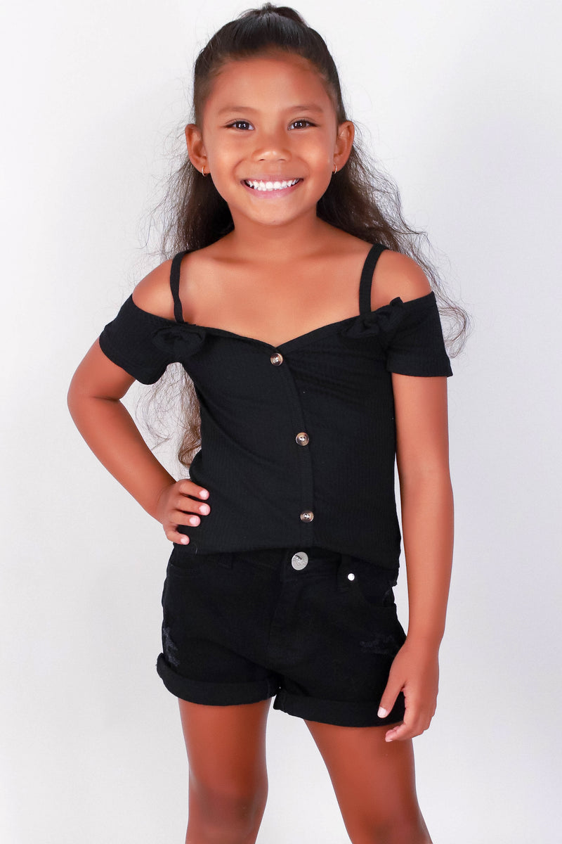 Jeans Warehouse Hawaii - S/S SOLID TOPS 2T-4T - SEE YOU TOP | KIDS SIZE 2T-4T | By GREENWELL PROMOTIONS LTD