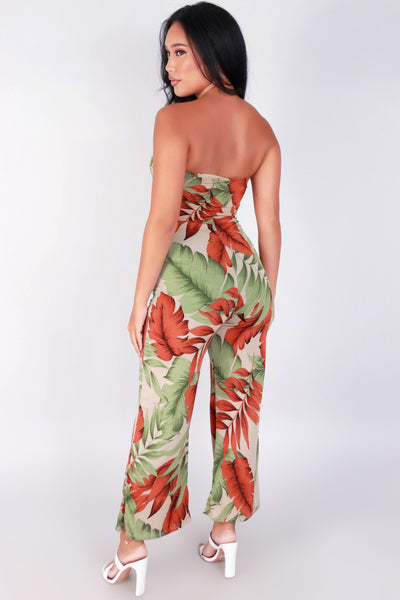 Jeans Warehouse Hawaii - PRINT CASUAL JUMPSUITS - FLY ME OUT JUMPSUIT | By MEEK DBA LAC BLEU