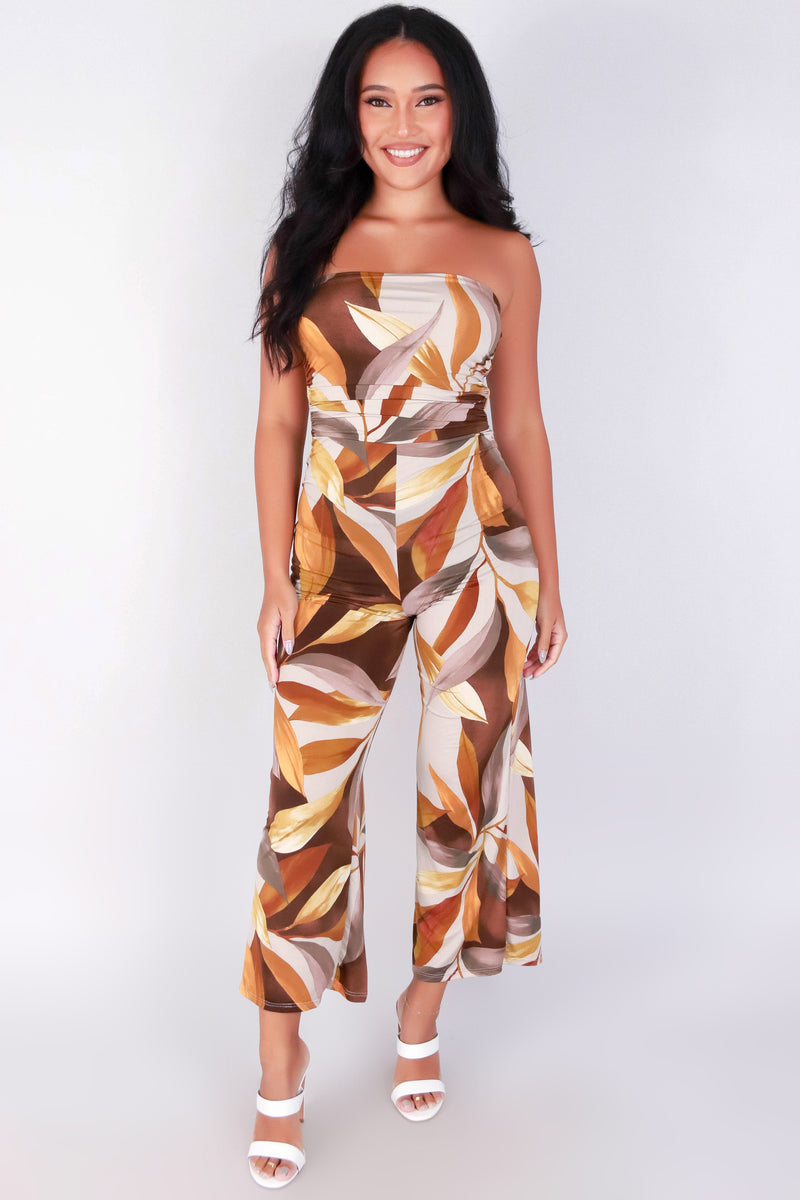 Jeans Warehouse Hawaii - PRINT CASUAL JUMPSUITS - EARLY CHECK IN JUMPSUIT | By MEEK DBA LAC BLEU