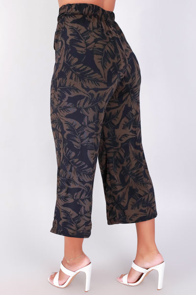 Jeans Warehouse Hawaii - PRINT KNIT CAPRI'S - CHANGE OF SCENERY CAPRIS | By PAPERMOON/ B_ENVIED