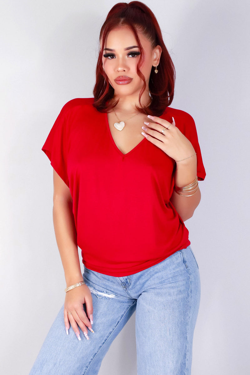 Jeans Warehouse Hawaii - SOLID DOLMAN TOPS - AT IT AGAIN TOP | By ADARA