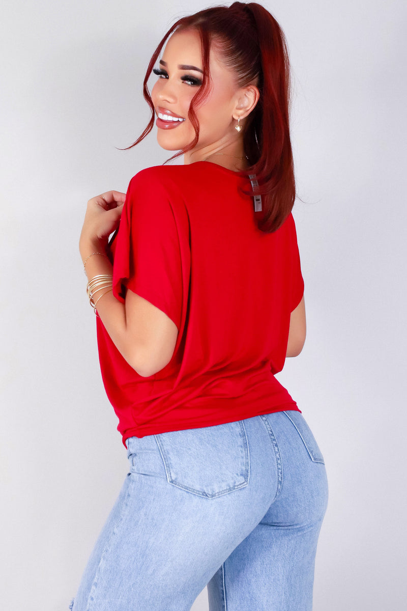 Jeans Warehouse Hawaii - SOLID DOLMAN TOPS - AT IT AGAIN TOP | By ADARA