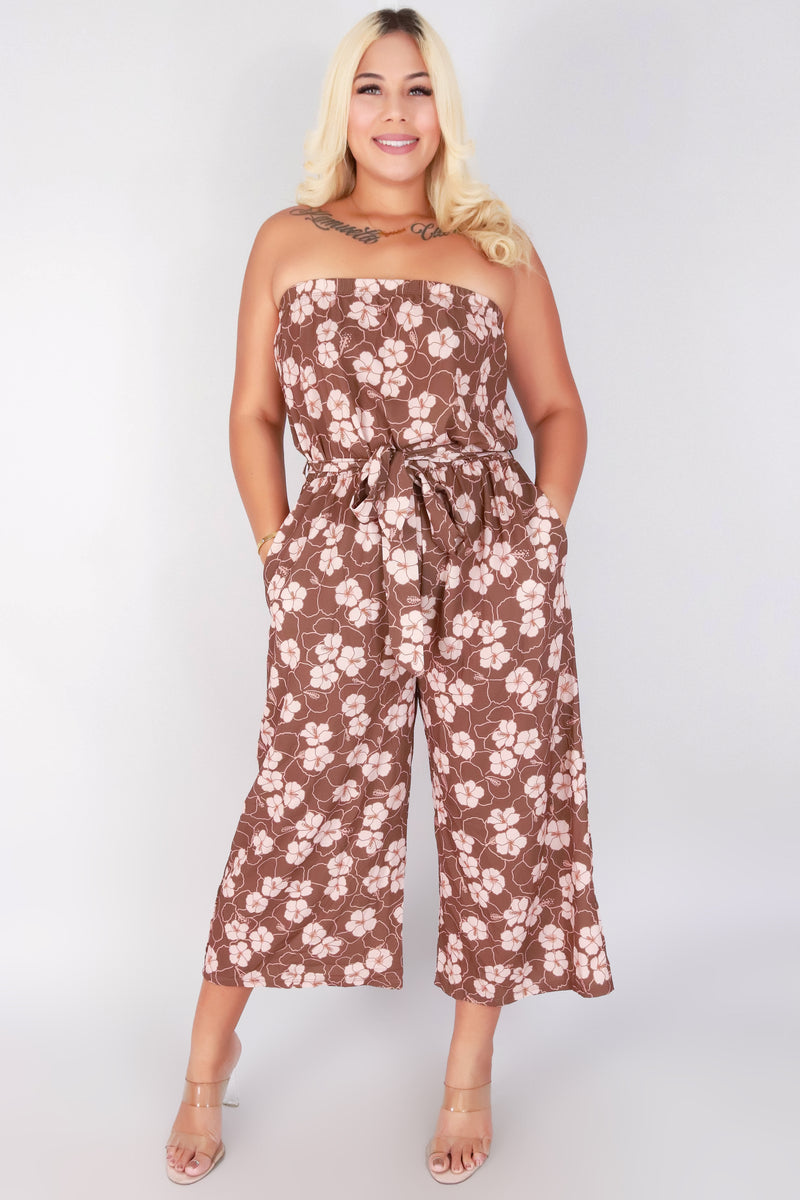 Jeans Warehouse Hawaii - PLUS PRINTED JUMPSUITS - ALOALO JUMPSUIT | By LUZ