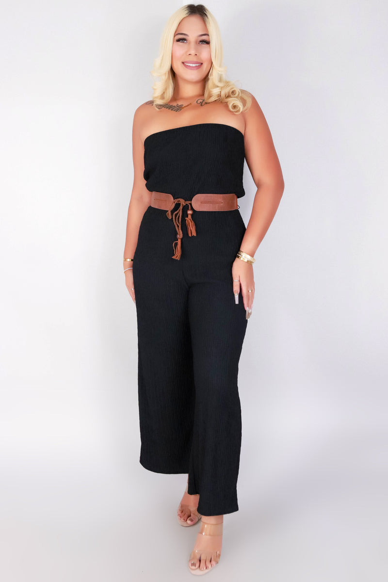 Jeans Warehouse Hawaii - PLUS SOLID JUMPSUITS - NEVER UNDERSTAND JUMPSUIT | By ZENOBIA