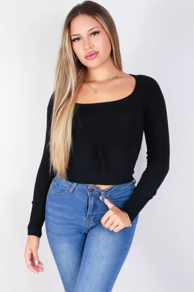 Jeans Warehouse Hawaii - SOLID LONG SLV TOPS - IS IT THAT SWEET SWEATER | By STYLE MELODY