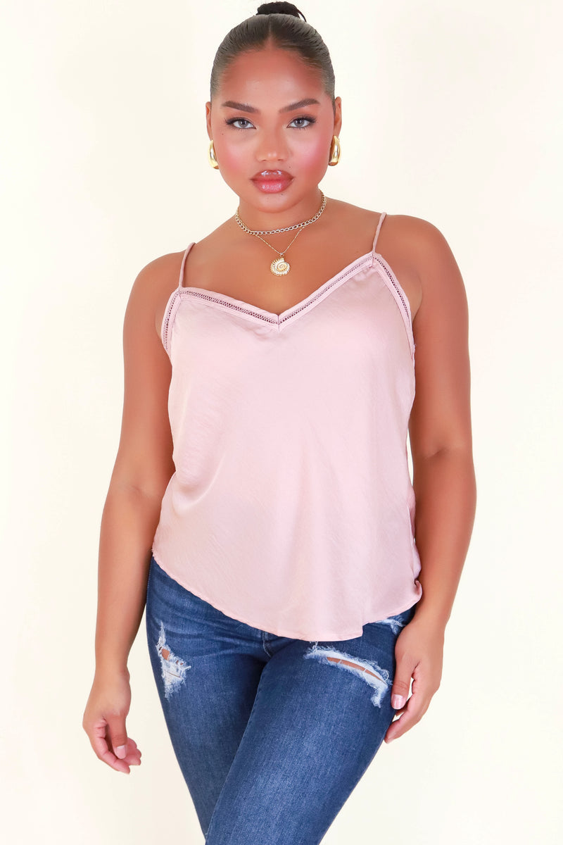 Jeans Warehouse Hawaii - TANK SOLID WOVEN DRESSY TOPS - LIED ABOUT IT TOP | By PAPERMOON/ B_ENVIED