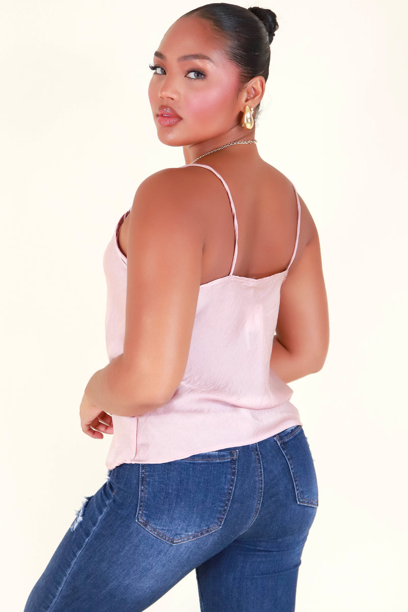 Jeans Warehouse Hawaii - TANK SOLID WOVEN DRESSY TOPS - LIED ABOUT IT TOP | By PAPERMOON/ B_ENVIED