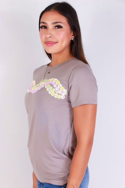Jeans Warehouse Hawaii - S/S SCREEN - INTERTWINED NA LEI TEE | By LUZ
