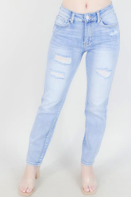 Jeans Warehouse Hawaii - JEANS - NATALIE STRAIGHT LEG JEANS | By WAX JEAN