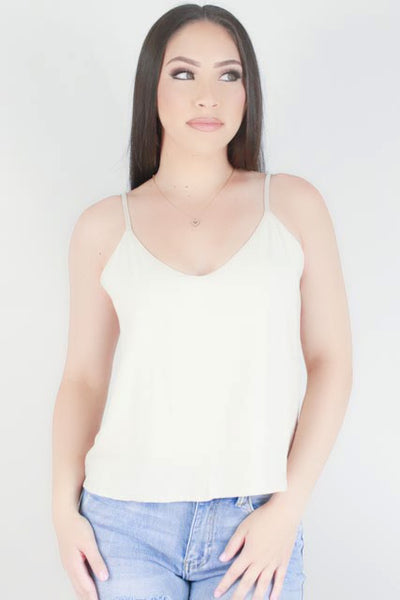 Jeans Warehouse Hawaii - TANK SOLID WOVEN CASUAL TOPS - COME BACK TO ME TOP | By ZENANA (KC EXCLUSIVE,INC