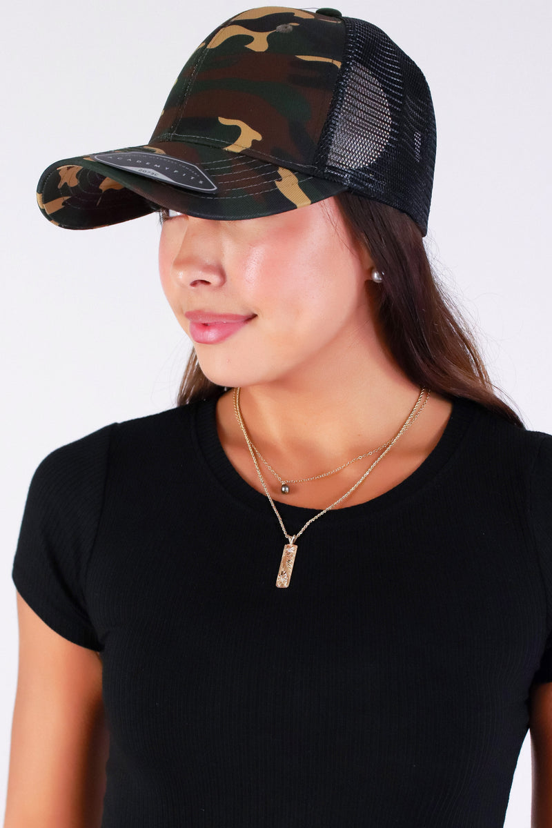 Jeans Warehouse Hawaii - BASEBALL/MILITARY CAPS - HUNTING CAMO TRUCKER HAT | By HIMM INC.