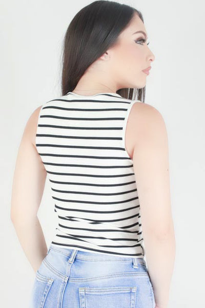 Jeans Warehouse Hawaii - TANK/TUBE STRIPE - THAT WAS FAST TOP | By POPULAR 21