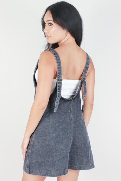 Jeans Warehouse Hawaii - SOLID ROMPERS - SCOOP NECK OVERALLS | By MUSTARD SEED