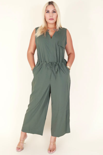 Jeans Warehouse Hawaii - PLUS SOLID JUMPSUITS - FIRST FLIGHT OUT JUMPSUIT | By ULTIMATE OFFPRICE