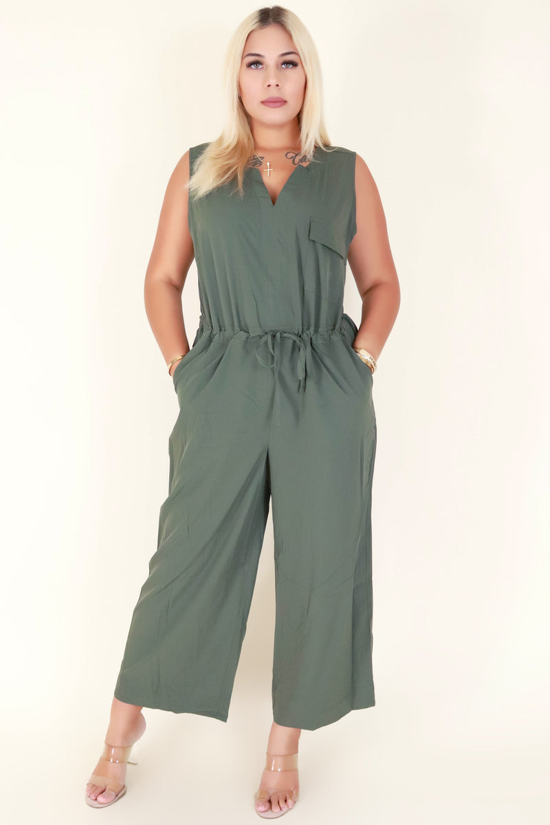 Jeans Warehouse Hawaii - PLUS SOLID JUMPSUITS - FIRST FLIGHT OUT JUMPSUIT | By ULTIMATE OFFPRICE