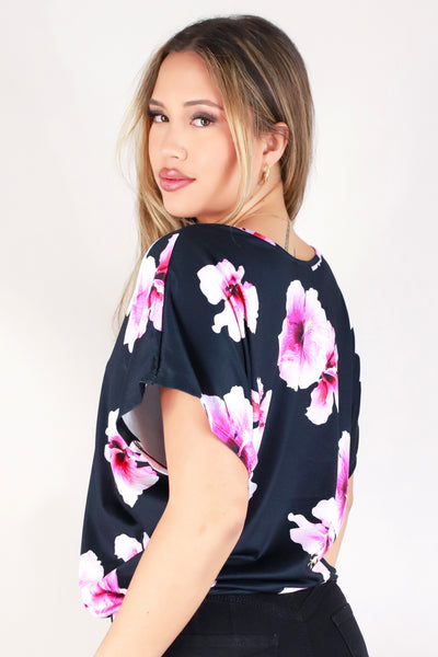 Jeans Warehouse Hawaii - SS PRINT - HIBISCUS DOLMAN TOP | By LUZ