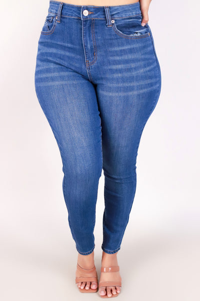 Jeans Warehouse Hawaii - PLUS Denim Jeans - AUDRINA SKINNY JEANS | By WAX JEAN