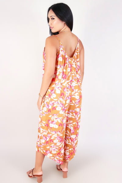 Jeans Warehouse Hawaii - PRINT JUMPERS - FLORAL NO WAIST JUMPSUIT | By MILLIBON