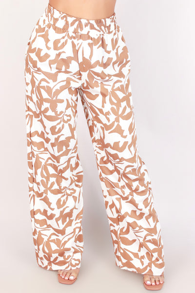 Jeans Warehouse Hawaii - PRINT WOVEN PANTS - NO REGRETS PANTS | By I JOAH