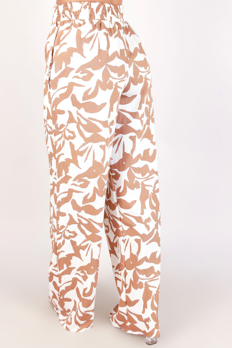 Jeans Warehouse Hawaii - PRINT WOVEN PANTS - NO REGRETS PANTS | By I JOAH