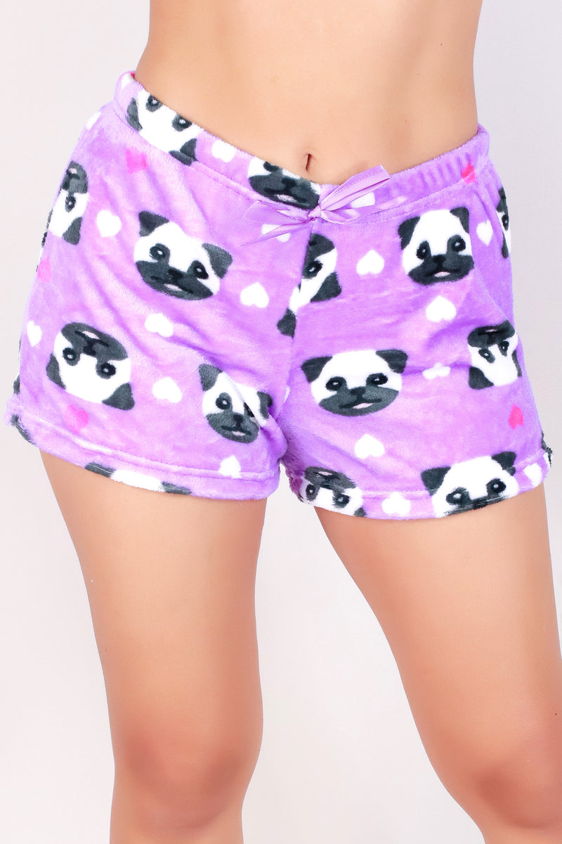 Jeans Warehouse Hawaii - KNIT HOT SHORTS - FUZZY PUG SHORTS | By JS CHINA SOURCING INC