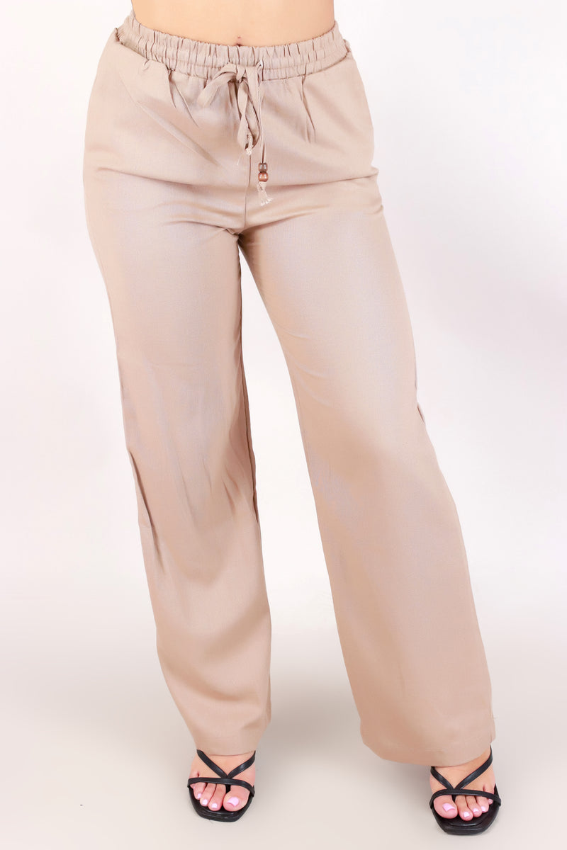 Jeans Warehouse Hawaii - SOLID WOVEN PANTS - STAY TOXIC PANTS | By STYLE MELODY